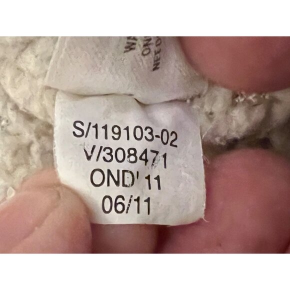 Old Navy Men's Sherpa Shacket Small Plaid Flannel Button-Up Long Sleeve Patch El - Picture 12 of 16